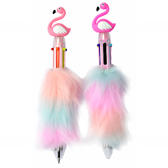 Unick Color Flamingo 6 Renk Tükenmez Kalem 4090