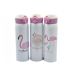 Unick Color Flamingo Çelik Matara 500Ml 3504 - Thumbnail