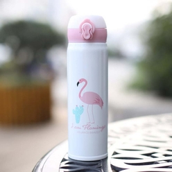 Unick Color Flamingo Çelik Matara 500Ml 3504 - Thumbnail