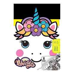 Doğan Egmont - Unicorn Sevimliliği Taçlı Boyama Kitabı