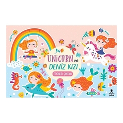 Unicorn Ve Deniz Kızı Etkinlik Çantam - Thumbnail