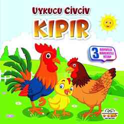 Uykucu Civciv Kıpır - 3 Boyutlu Hareketli Kitap - Thumbnail