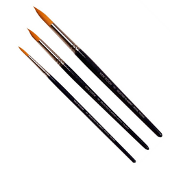 Van Gogh - Van Gogh 191 Samur Yuvarlak Uç Suluboya Fırçası No:3/0