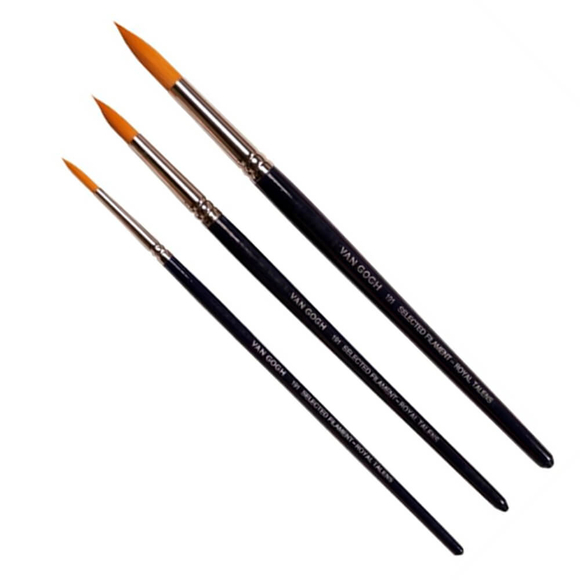 Van Gogh 191 Samur Yuvarlak Uç Suluboya Fırçası No:5 RT90909105