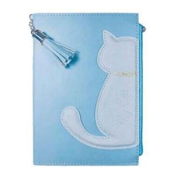 Victoria’s Journal Kedili Geçmeli Vegan Kapaklı Defter 13x18cm 100gr. 160 Sayfa Cepli Fermuarlı 125-
