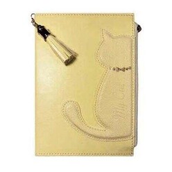 Victoria’s Journal Kedili Geçmeli Vegan Kapaklı Defter 13x18cm 100gr. 160 Sayfa Cepli Fermuarlı 125- - Thumbnail