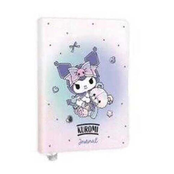 Victoria’s Journal Kuromi Smyth Flexy Esnek Vegan Deri Kapaklı Defter 13x18cm 80gr. 80yp. Çizgili 52