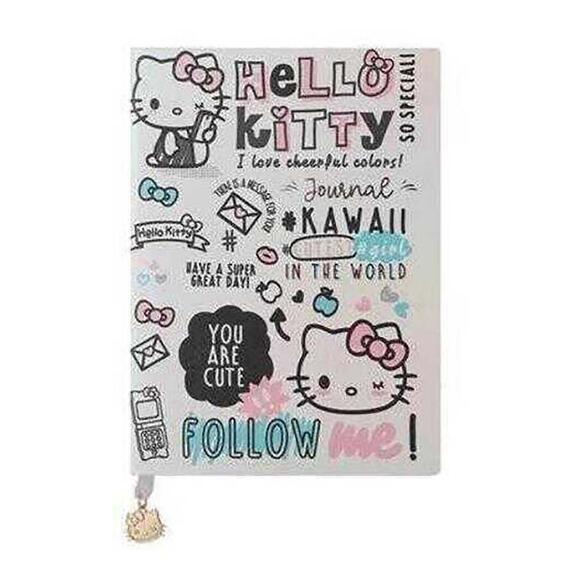 Victoria’s Journal Kuromi Smyth Flexy Esnek Vegan Deri Kapaklı Defter 13x18cm 80gr. 80yp. Çizgili 52