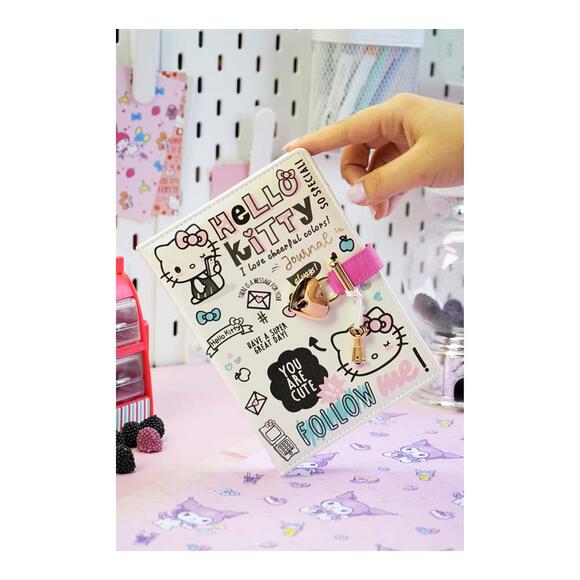 Victoria’s Journals Hello Kitty Hush Hush Kilitli Defter Kutulu 80gr. 160yp. Çizgili 525-1922