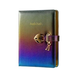 Victoria’s Journals Hush Hush Kilitli Defter 13x18cm 160yp.+ Kalem Kutusu Mavi 124-1112 - Thumbnail
