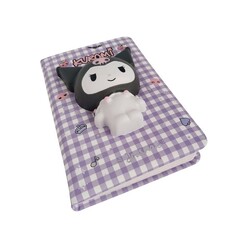 Victoria’s Journals Kuromi A6 Kilitli Günlük, 192sf. , 80gr. - Thumbnail