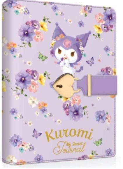Victoria’s Journals Kuromi Hush Hush Kilitli Defter Kutulu 80gr. 160yp. Çizgili 525-1929