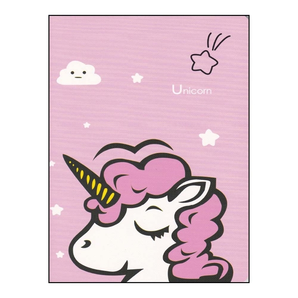 Vintage Label A4 Unicorn Defter 3321