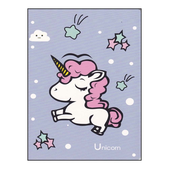 Vintage Label A4 Unicorn Defter 3321