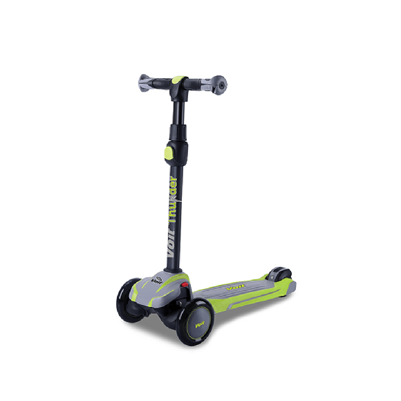 Voit Thunder 3 Teker Işıklı Scooter Gri-Yeşil