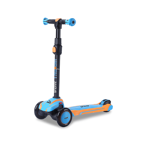 Voit Thunder 3 Teker Işıklı Scooter Mavi- Turuncu