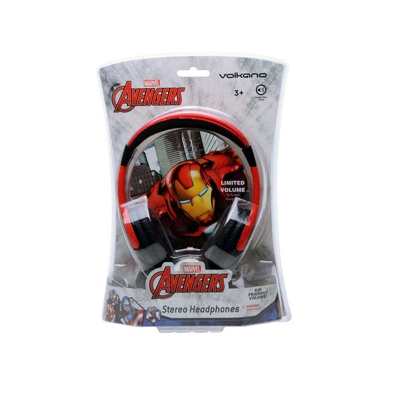 Volkano Marvel Avengers Iron Man Demir Adam Çocuk Kulaklığı MV-1001-IM