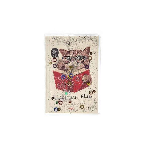 Vuki VK010806 Sulu Kapakli Mini Defter Kedi