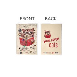 Vuki VK010806 Sulu Kapakli Mini Defter Kedi - Thumbnail