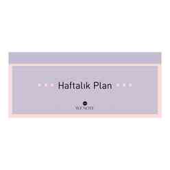 Wenote 28x12 Haftalık Planlayıcı Yatay Spiralli 3 - Thumbnail