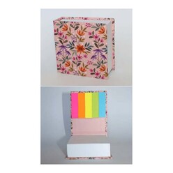 Wenote - Wenote Yapışkan Notluklu Küp Defter 3-220 Yaprak 8x8
