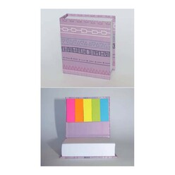 Wenote - Wenote Yapışkan Notluklu Küp Defter 4-220 Yaprak 8x8
