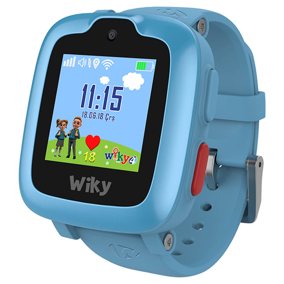 Wiky Watch 4 Dokunmatik Akıllı Çocuk Saati Mavi