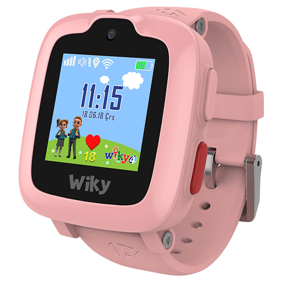 Wiky Watch 4 Dokunmatik Akıllı Çocuk Saati Pembe