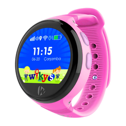 Wiky Watch S Dokunmatik Akıllı Çocuk Saati Pembe - Thumbnail