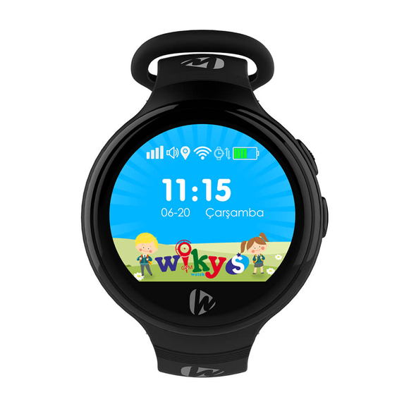 Wiky Watch S Dokunmatik Akıllı Çocuk Saati Siyah