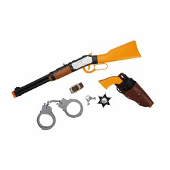 Delist Oyuncak - Wild West Hero Kovboy Set Tüfek/Tabanca/Kılıf/Kelepçe S01069390