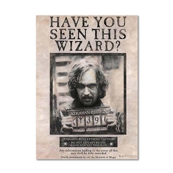 Wizarding World Harry Potter Poster Have You Seen This Wizard, Sirius Black B. POS009 - Thumbnail