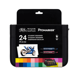 W&N Promarker With Wallet 24 lü Set - Thumbnail