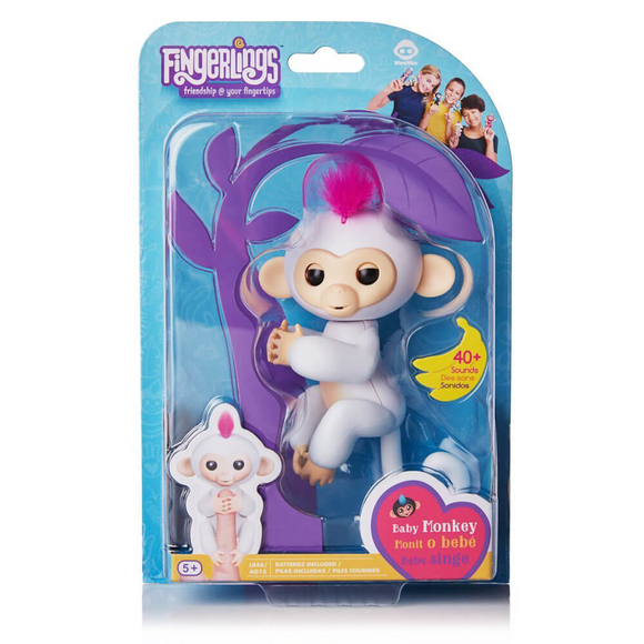 WowWee Fingerlings İnteraktif Bebek Maymun Beyaz