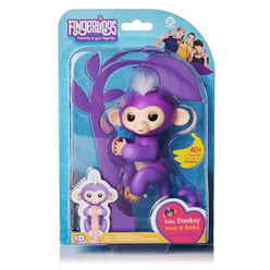 WowWee Fingerlings İnteraktif Bebek Maymun Mor - Thumbnail