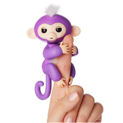 WowWee Fingerlings İnteraktif Bebek Maymun Mor - Thumbnail