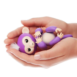 WowWee Fingerlings İnteraktif Bebek Maymun Mor - Thumbnail