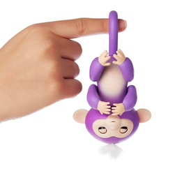 WowWee Fingerlings İnteraktif Bebek Maymun Mor - Thumbnail