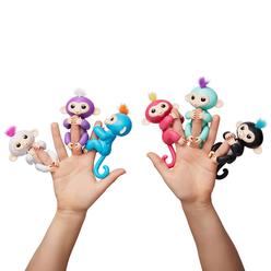 WowWee Fingerlings İnteraktif Bebek Maymun Siyah - Thumbnail