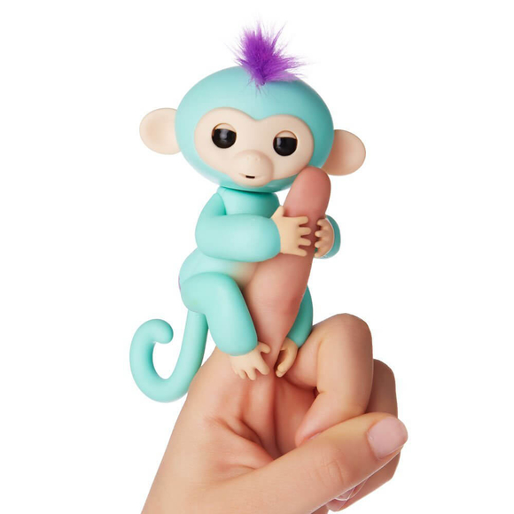WowWee Fingerlings İnteraktif Bebek Maymun Turkuaz