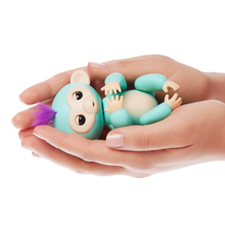 WowWee Fingerlings İnteraktif Bebek Maymun Turkuaz - Thumbnail