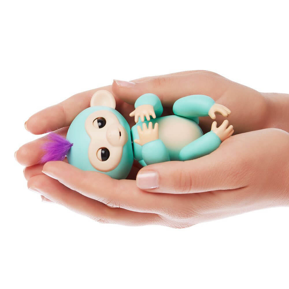 WowWee Fingerlings İnteraktif Bebek Maymun Turkuaz