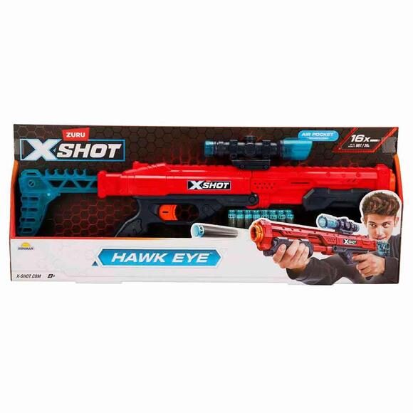 X-Shot Sünger Atan Silah Excel Hawk Eye 16 Mermili S00036435