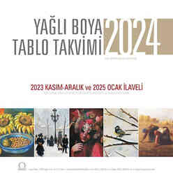 Angora - Yağlı Boya Tablo 2024 Duvar Takvimi