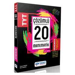 Yanıt Yayınları - Yanıt TYT Çözümlü 20 Matematik Deneme