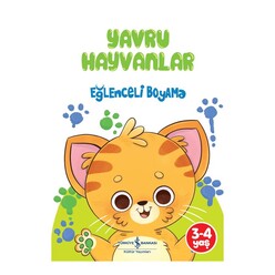 İş Bankası Kültür Yayınları - Yavru Hayvanlar - Eğlenceli Boyama