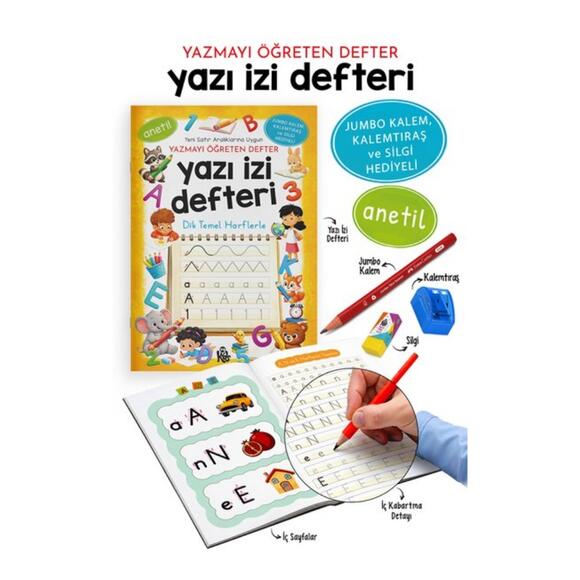 Yazı İzi Defteri - Yazmayı Öğreten Defter