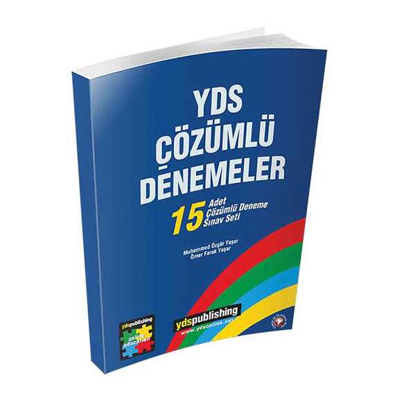 YDS YDS Çözümlü Denemeler 15 Deneme Seti