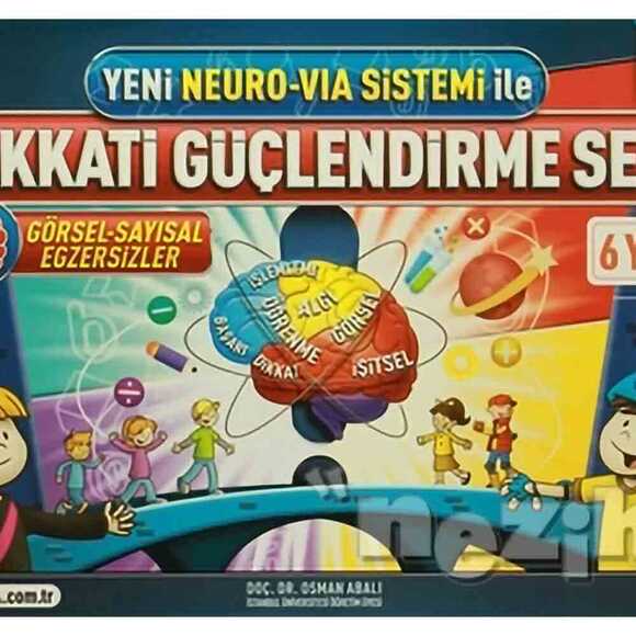 Yeni Neuro-Via Sistemi ile Dikkati Güçlendirme Seti 6 Yaş (3 Kitap)