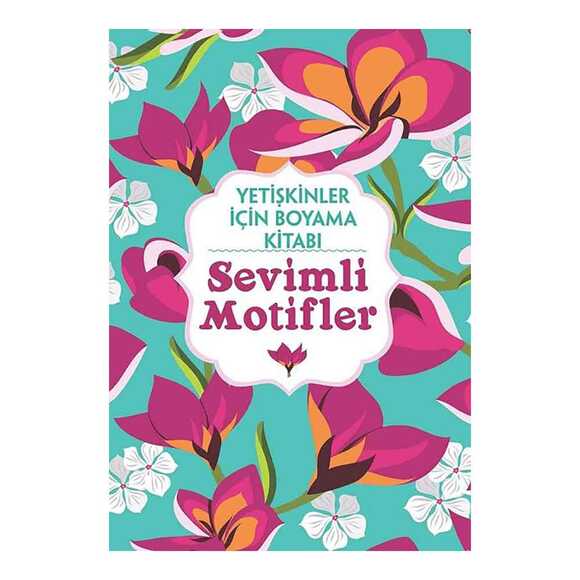 Yetişkinler İçin Boyama Kitabı - Sevimli Motifler